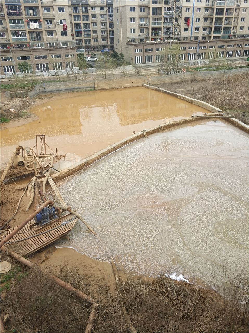 长丰沉淀池淤泥清理-厂区废水池淤泥清淤